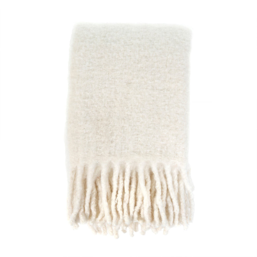 FIRESIDE COSY THROW SNOW