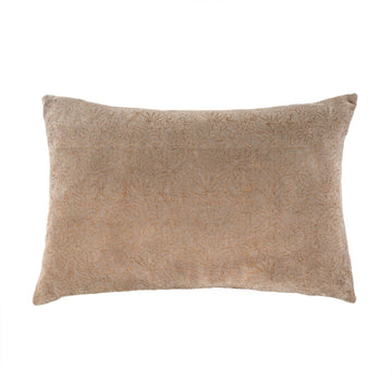 PRINTED VELVET PILLOW HAZEL