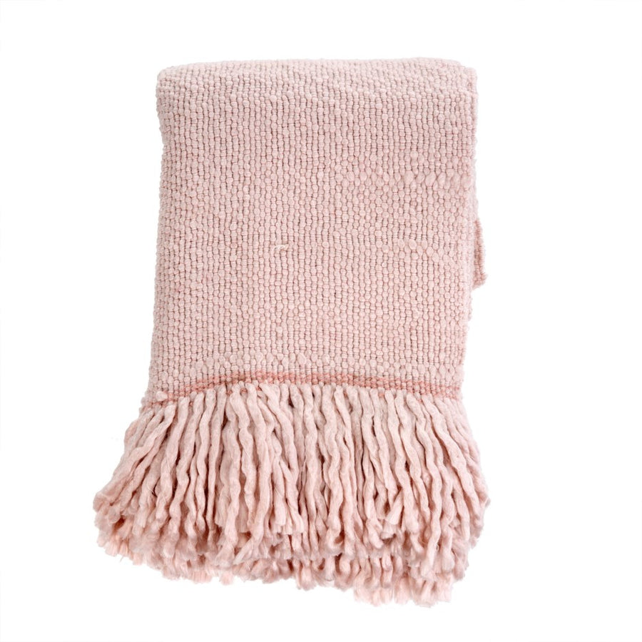 GLIMMER THROW PALE PINK