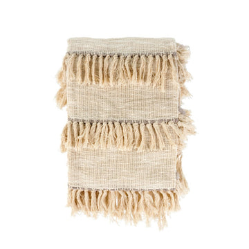 CARAVAN THROW - TAUPE