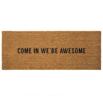 WE'RE AWESOME DOORMAT