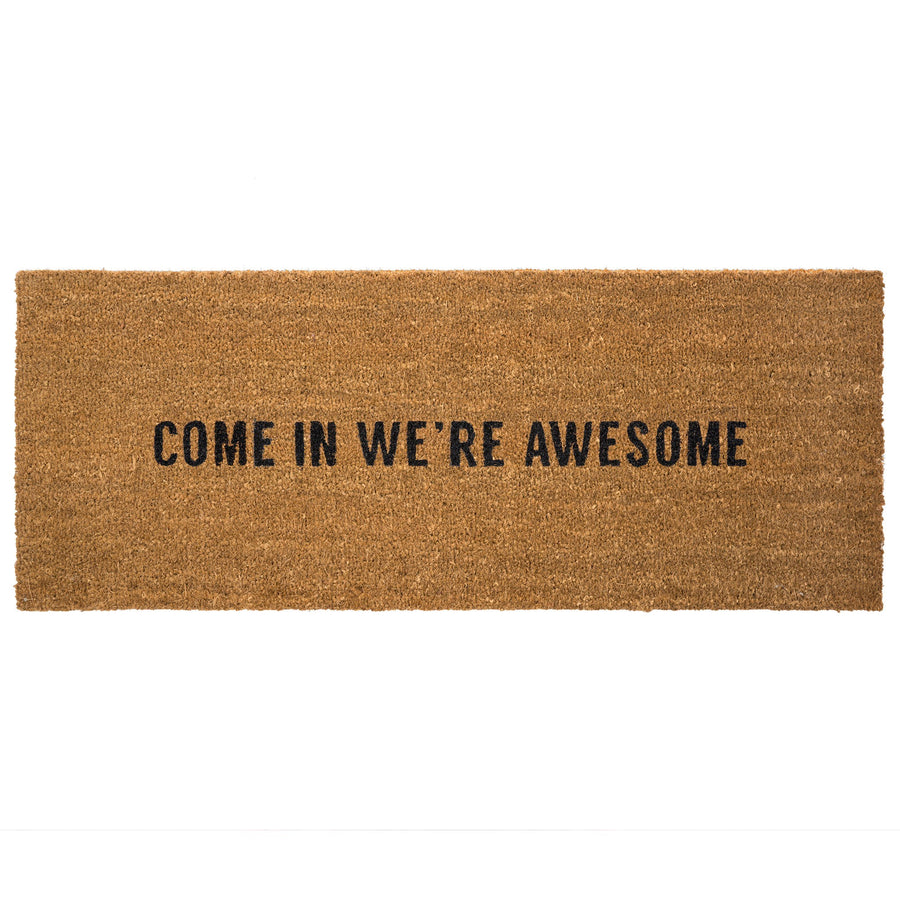 WE'RE AWESOME DOORMAT