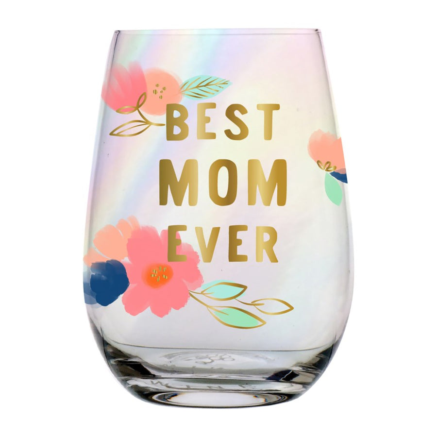 BEST MOM EVER STEMLESS GLASS