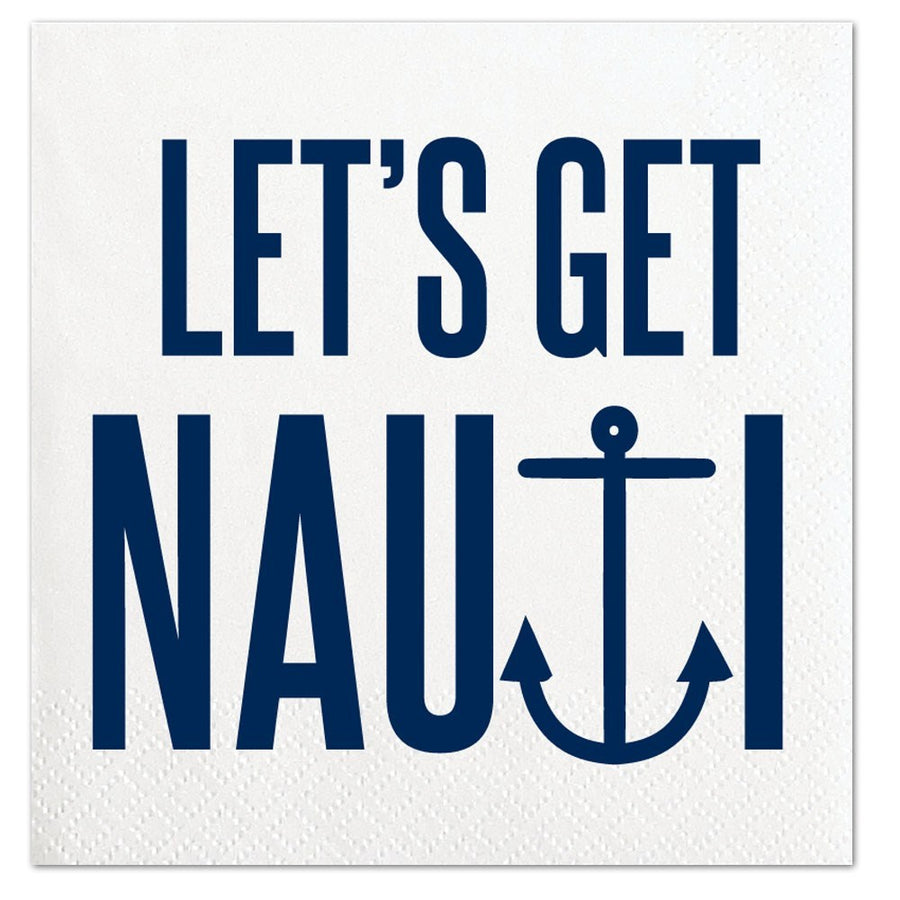 QUIP NAPKIN - LET'S GET NAUTI