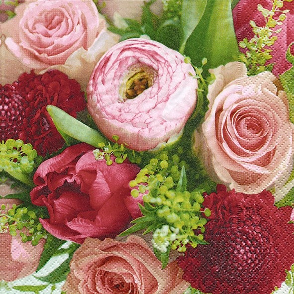 COCKTAIL NAPKIN - A WEALTH OF FLOWERS