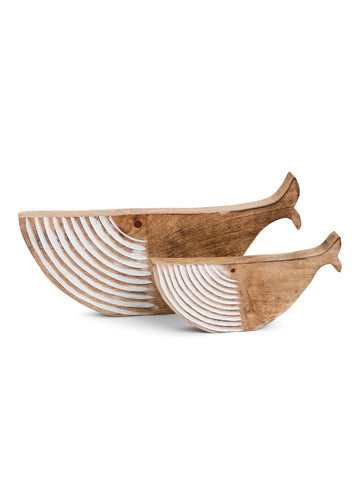 DECO WOODEN WHALE