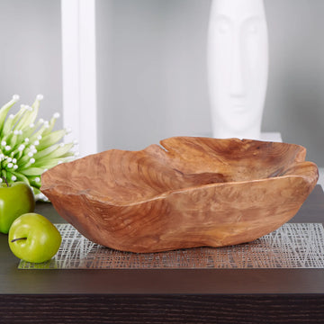 COSTA CARVED WOOD BOWL