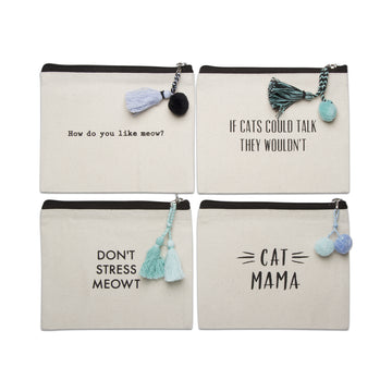 CAT ZIP POUCH