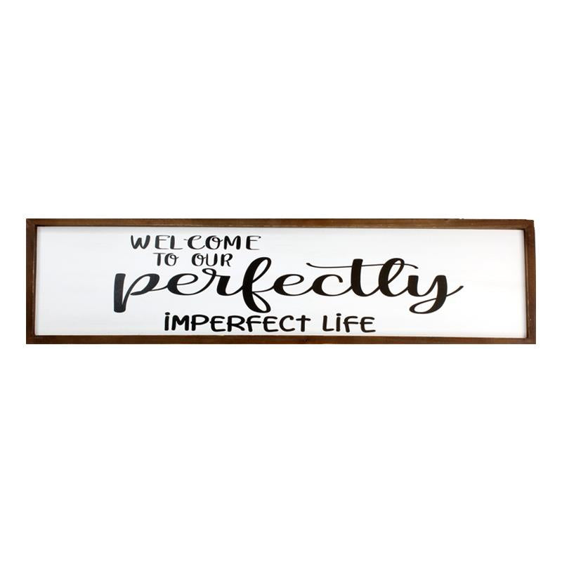 IMPERFECT LIFE PLAQUE