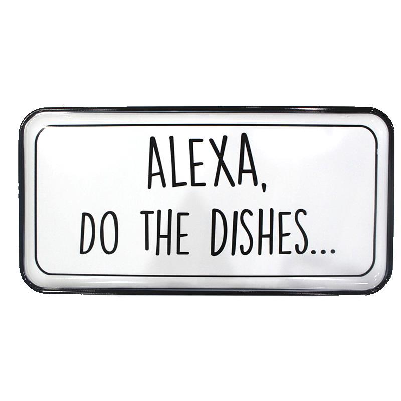 ALEXA DISHES SIGN
