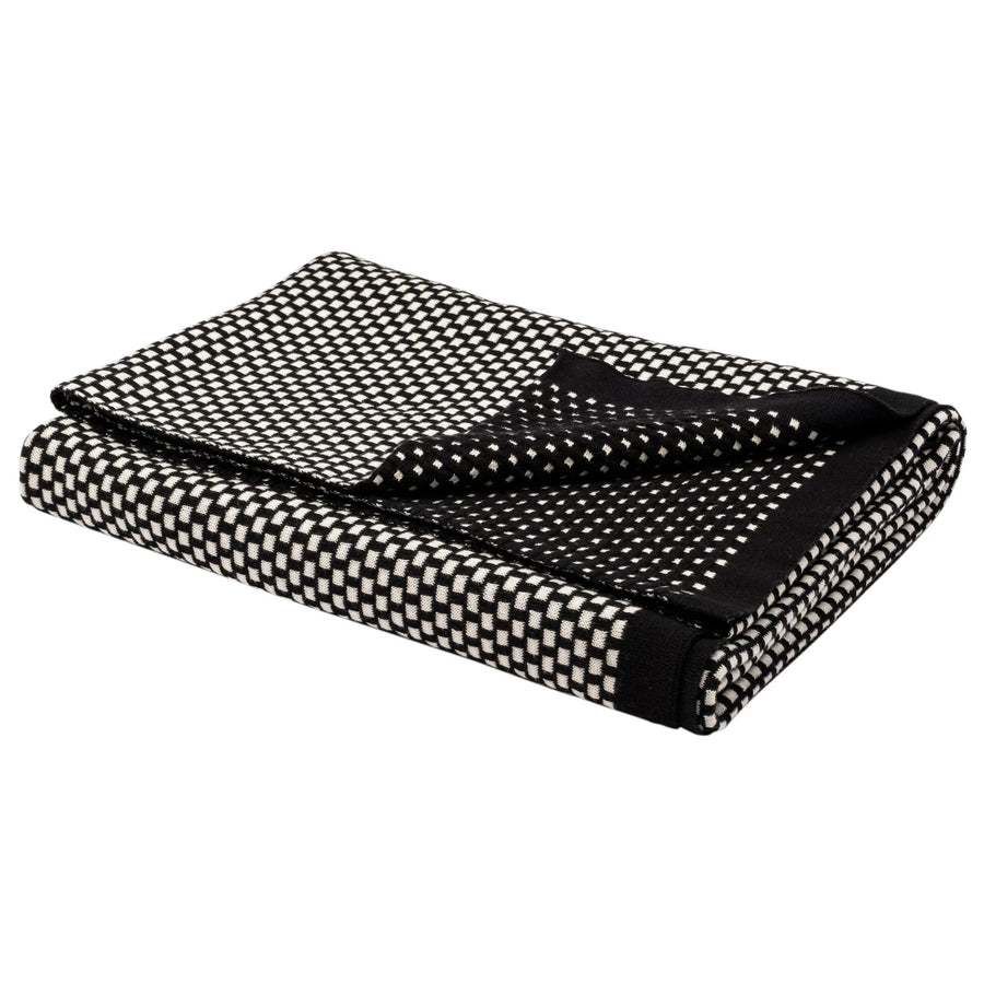 BLOCK JACQUARD THROW