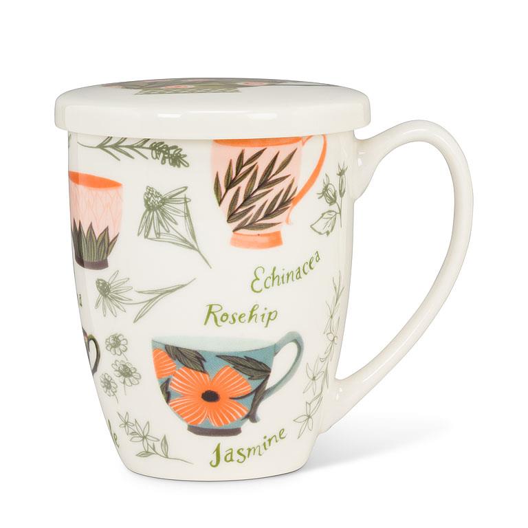 TEA GARDEN MUG/STRAINER