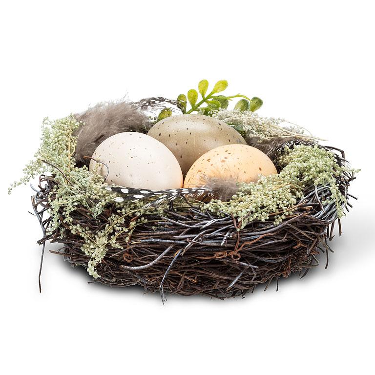EGG TRIO IN NEST