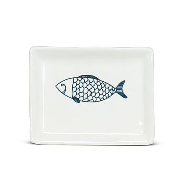 SM RECT FISH PLATE