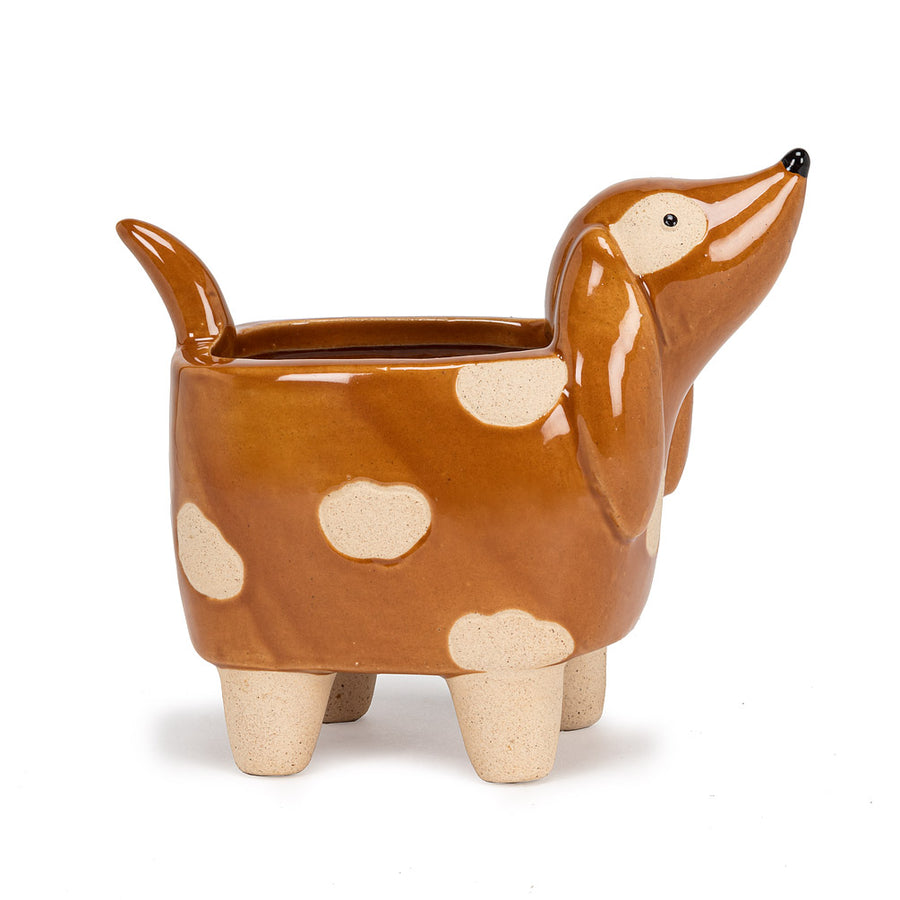 DOG ON LEGS PLANTER