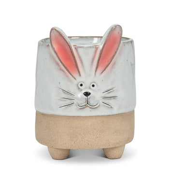 BUNNY W/EARS POT