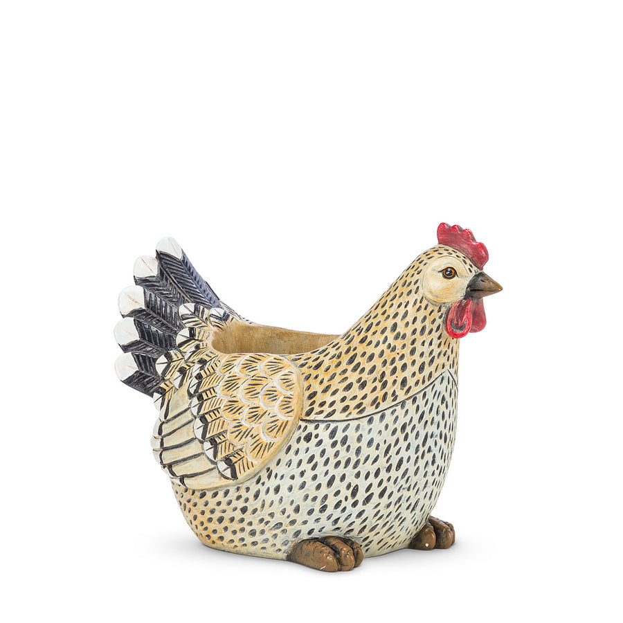 BLK TAIL ROOSTER PLANTER