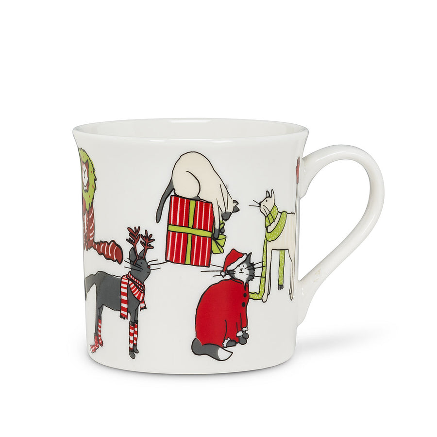 HOLIDAY CATS MUG