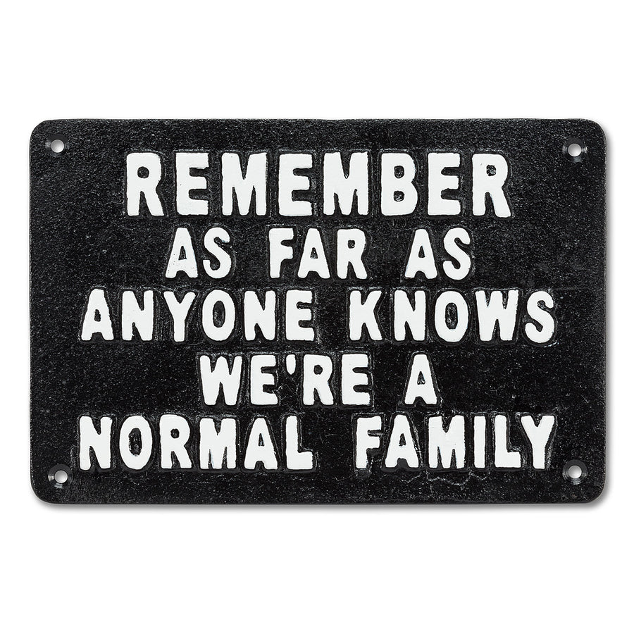 NORMAL FAMILY SIGN