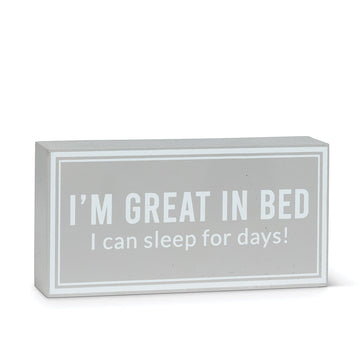 SLEEP FOR DAYS BLOCK