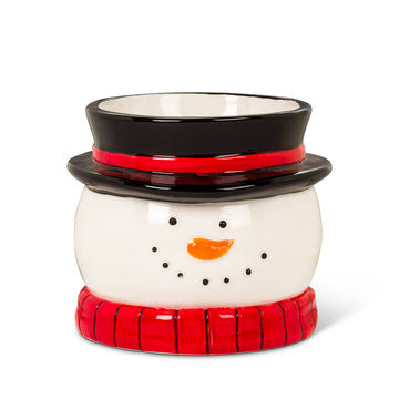 SNOWMAN HEAD PLANTER