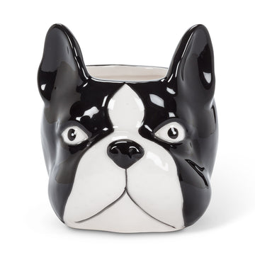 DOG HEAD PLANTER LG