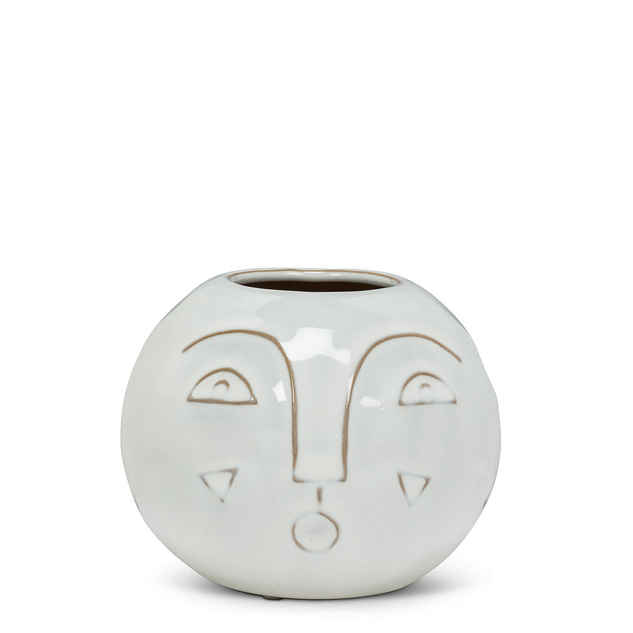 MODERN FACE VASE - S