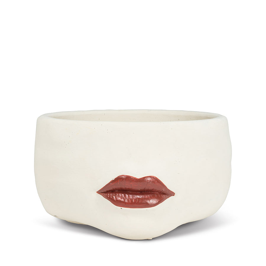 LOW RED LIP PLANTER