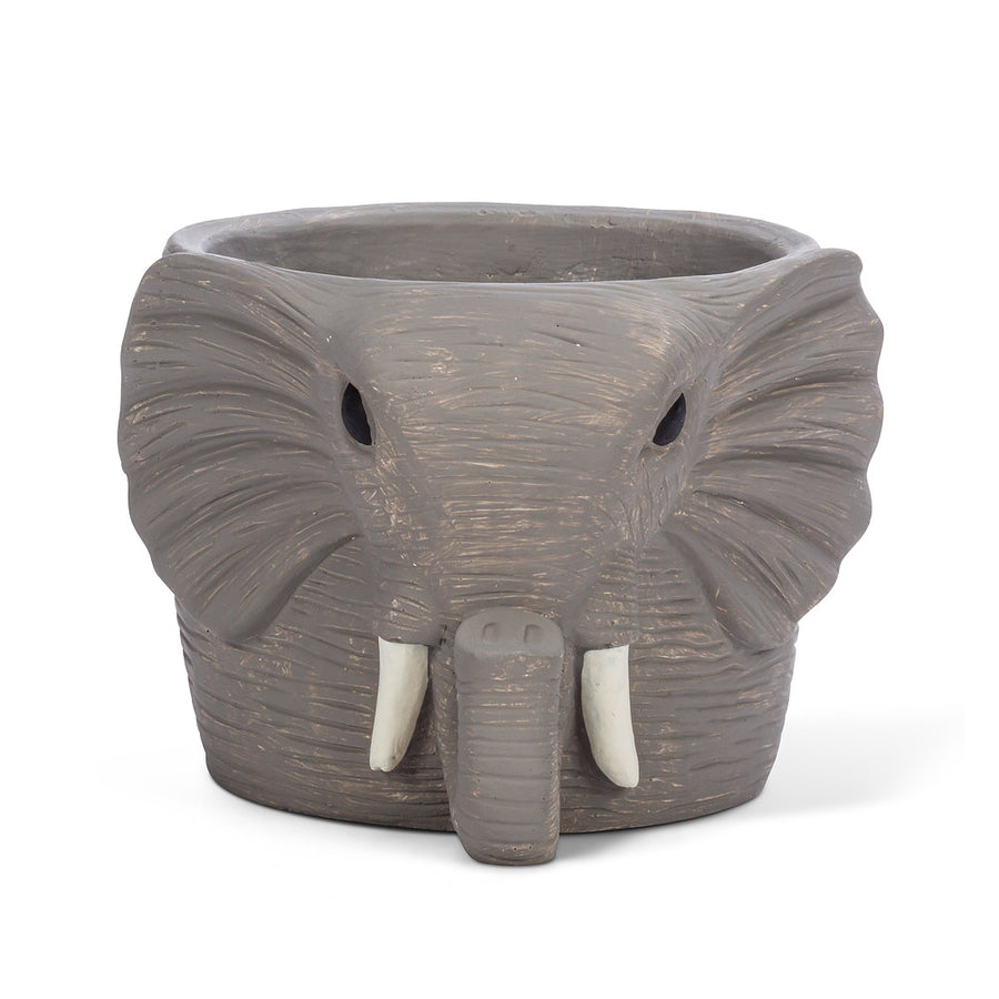 GREY ELEPHANT PLANTER