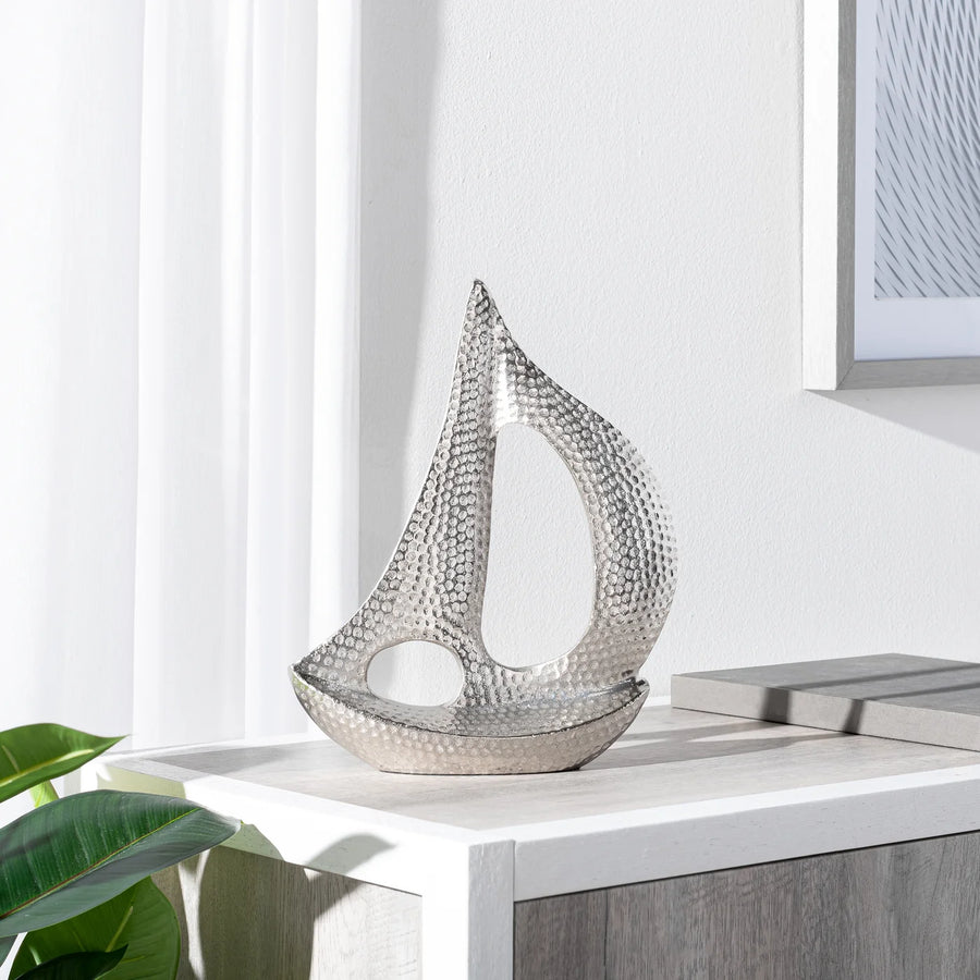 SAILBOAT DECOR SCULPTURE