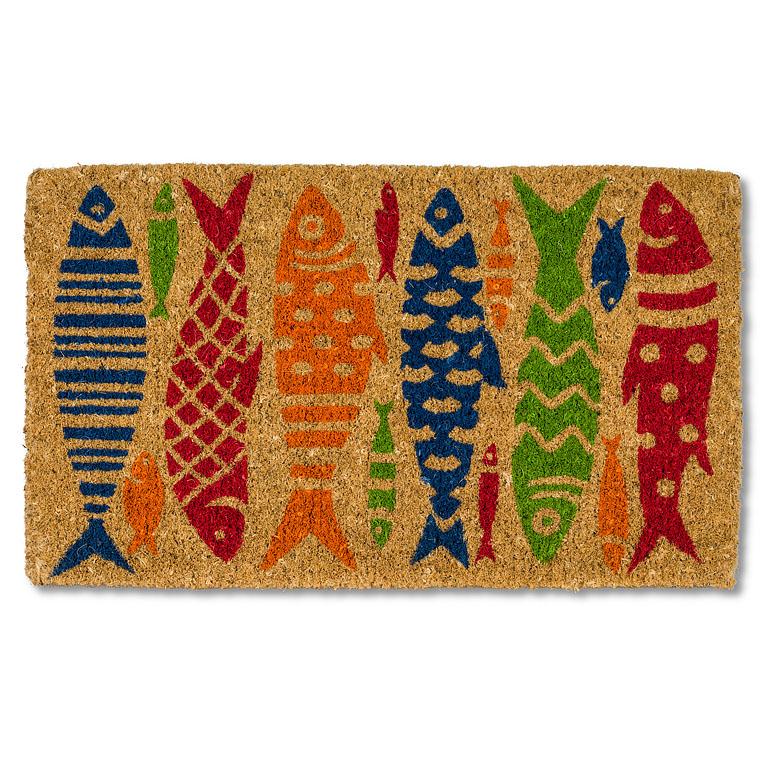 COLOURFUL FISH DOORMAT