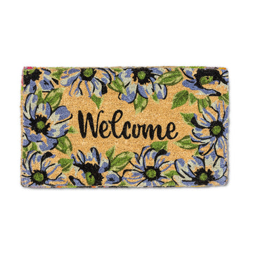 FLORAL WELCOME MAT