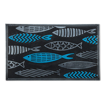 FISH SCHOOL DOORMAT