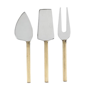 RIB HANDLE CHEESE KNIVES