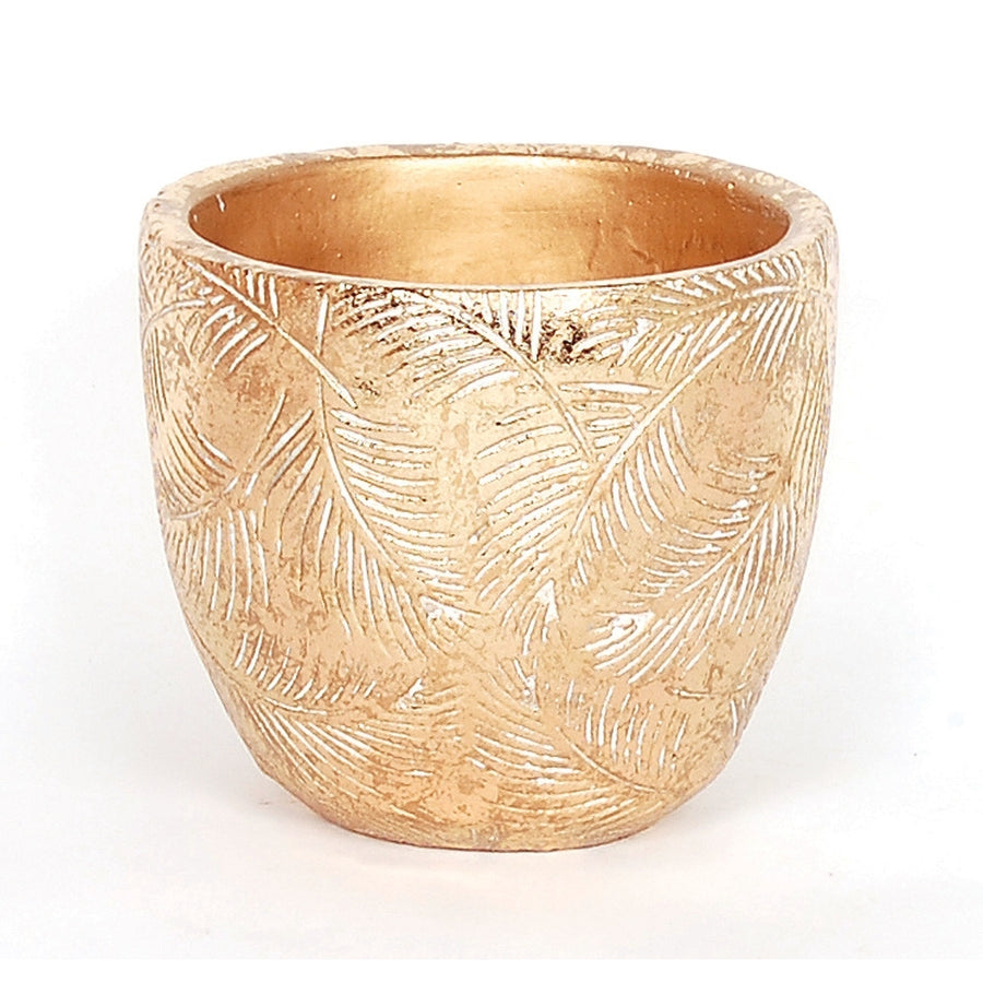 GOLD FOIL LEAF EMBOSS POT