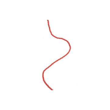 XMAS GARLAND WD BEAD RED