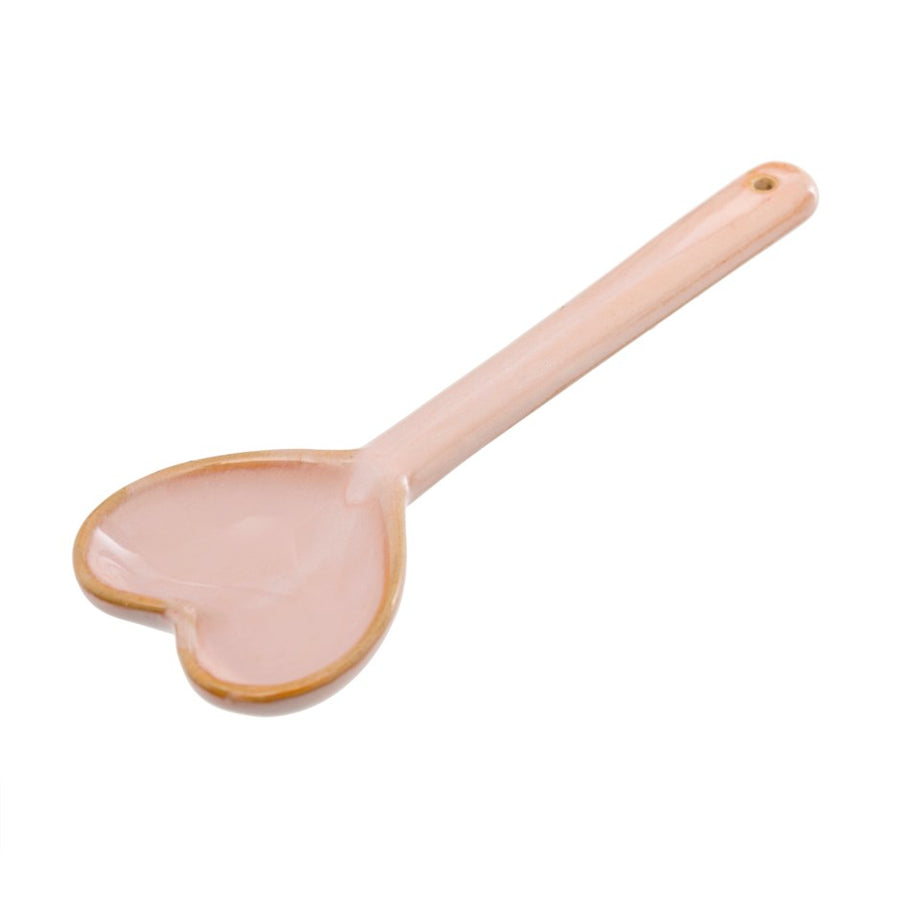 CERAMIC HEART SPOON