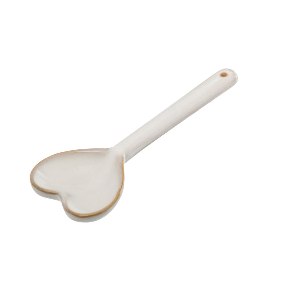 CERAMIC HEART SPOON