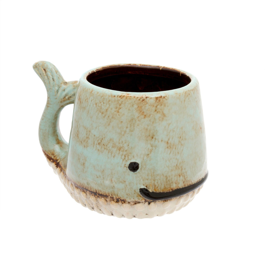 WHALE MUG AQUA