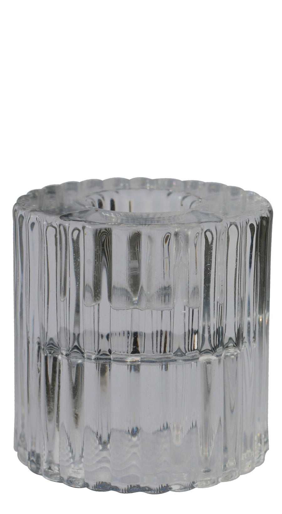 RILLO CANDLE HOLDER BLACK