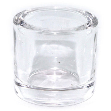 HEAVY GLASS HOLDER - CLEAR