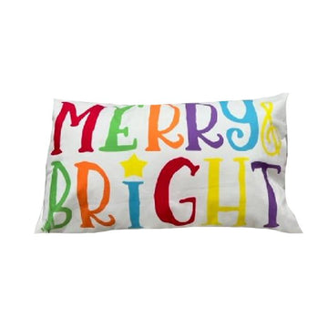 MERRY AND BRIGHT PILLOW