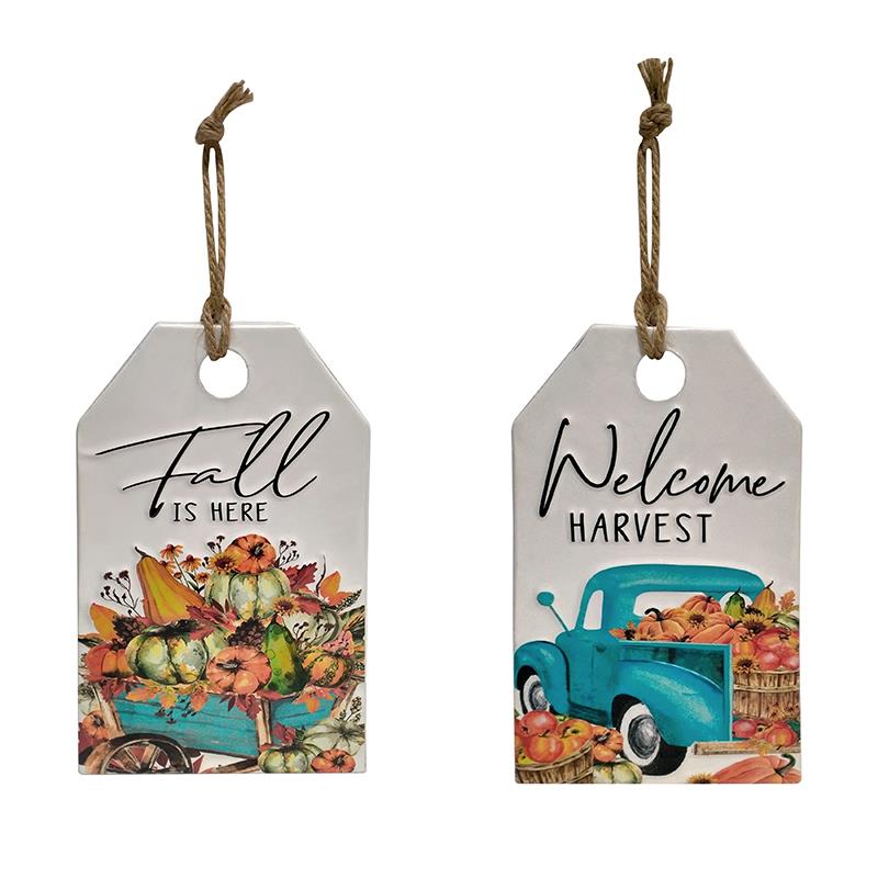 FALL TAG PLAQUE