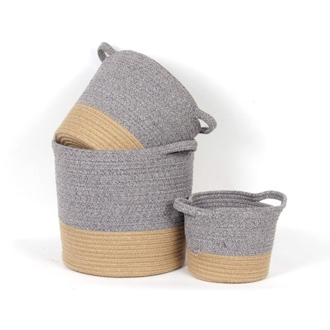 BLUE HEATHER JUTE STORAGE