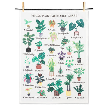PLANT ALPHABET TEA TOWEL