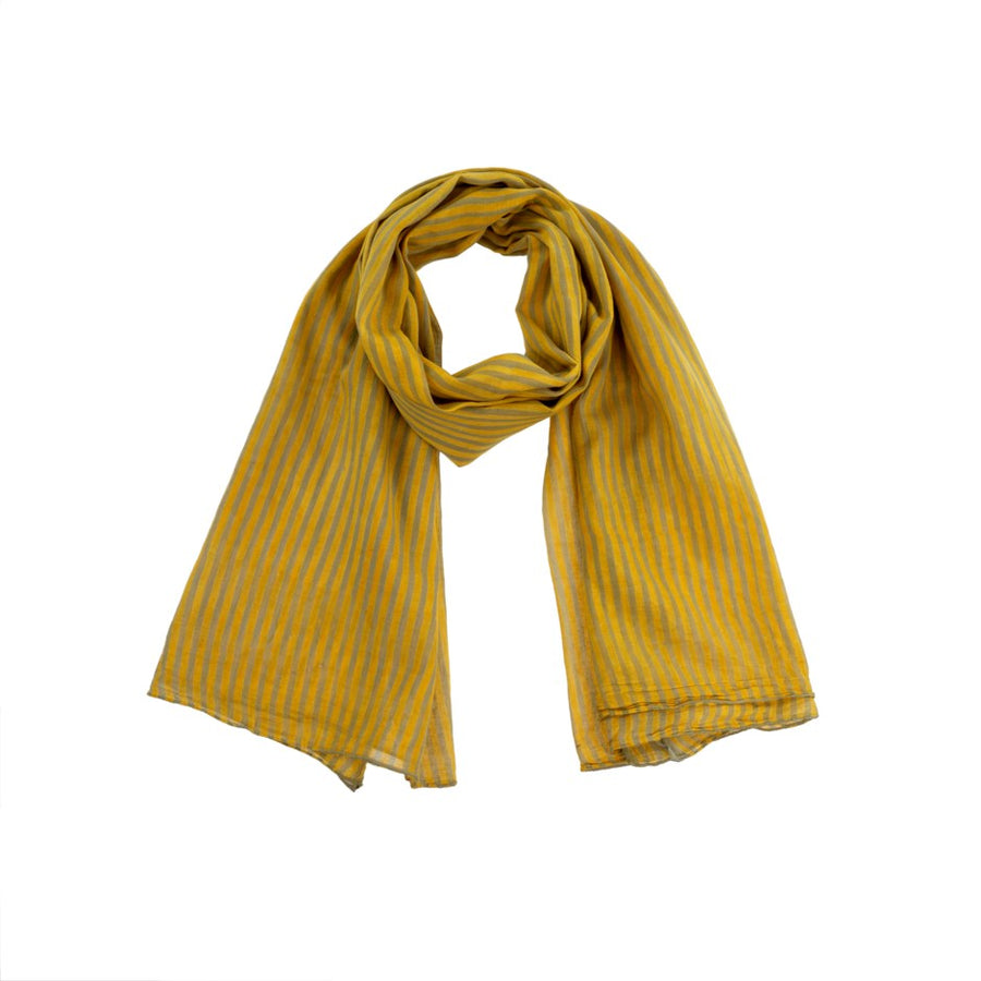 STRIPE BLOCK PRINT SCARF