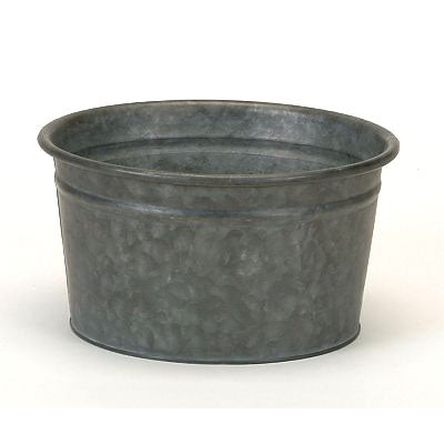 ROUND DISH GREY - L