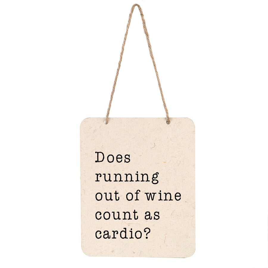 WINE CARDIO SIGN