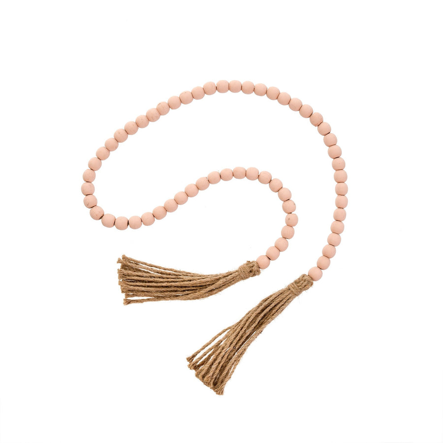 TASSEL PRAYER BEADS PINK