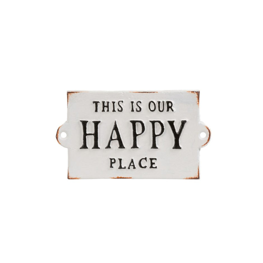 OUR HAPPY PLACE SIGN